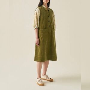 Olive Green Midi Dress